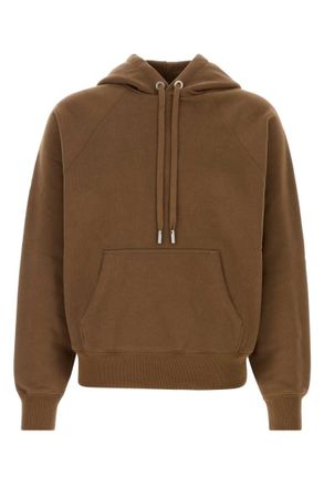 Ami Brown Cotton Sweatshirt