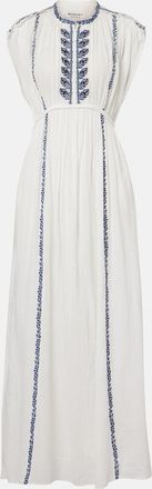 Isabel Marant Liviane embroidered cotton maxi dress