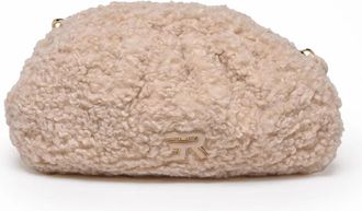 Ermanno Scervino White Veda Textured Curly Crossbody Bag
