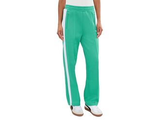 Puma T7 Always On Straight Track Pants Womens Clothing Vibrant Green : MD, Cotton/Polyester