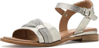 Miz Mooz Gradie Flat Sandals Womens Sandals Pewter : EU 42 (US Womens 10.5-11) B - Medium, Leather