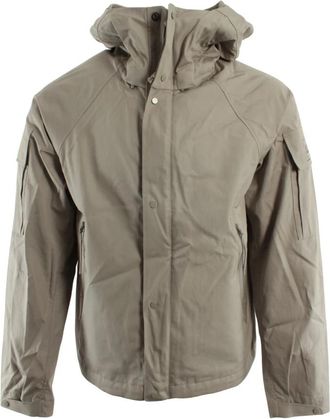 C.P. Company Windjack met capuchon - Heren - Zomerjassen - Beige - M - Katoen - Jassen