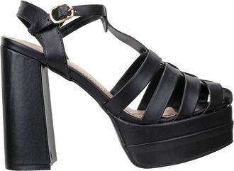 Offline Shoes Womens Fisherman Platform Sandal In Black