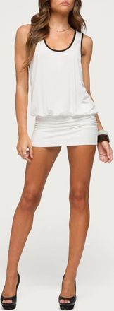 Edikted Marise Tank Minidress in White at Nordstrom, Size X-Small