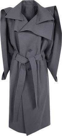Issey Miyake Calligraph Coat - Coats - Mujer - Gris - S