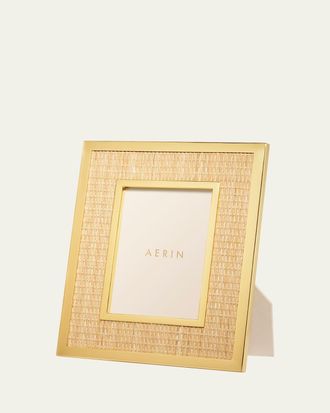 Aerin Colette Cane & Brass Frame, 5 x 7