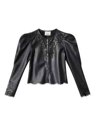 Isabel Marant Nerida floral-cutout shirt - Black