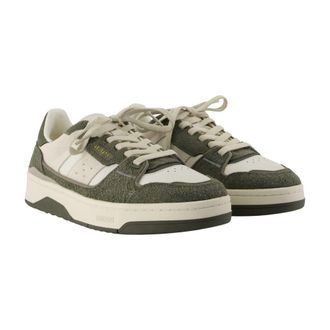 Axel Arigato Mens Clay Sneaker Green Calfskin