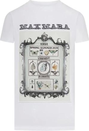 Max Mara Mujer, Camisetas, Blanco, Talla: S