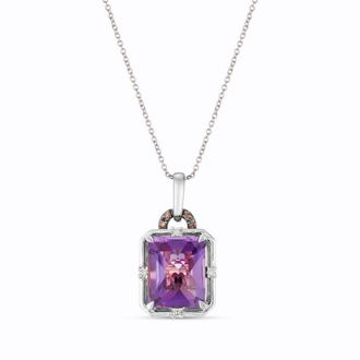 Le Vian Ladies Grape Amethyst Necklaces set in 14K Vanilla Gold