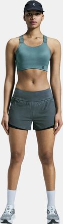 On On Running Shorts Women Stone Moisture Wicking Built-In Brief Active DSGL1267