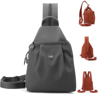 Generic 2025 Premium 3 in 1 Anti-Theft Travel Tote Bag for Women, Large Capacity/Oxford/Convertible Shoulder Travel Bag Backpack (Grey)