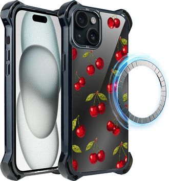 OEM Funda Ibizu Dropguard Ultra Para Iphone 15 Plus Con Magsafe, Midnight, Cherry Night