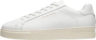 Filling Pieces Tiebreak Core White - Heren - Sneakers - Wit - 45 EU - Leer - Schoenen
