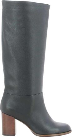 Atelier Content Zwarte Damesschoenen Sien - Dames - Laarzen met Hak - Zwart - 39 EU - Schoenen