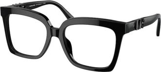 Michael Kors Authentieke Nassau Bril met Premium Kwaliteit - Dames - Brillen - Zwart - 53 MM - Accessoires