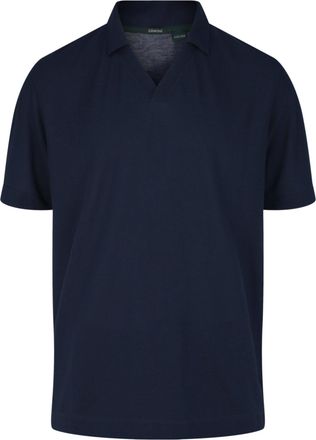 Slowear Zanone Open Collar Polo Shirt