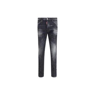 Dsquared2 Heren, Jeans, Zwart, Maat: M Denim