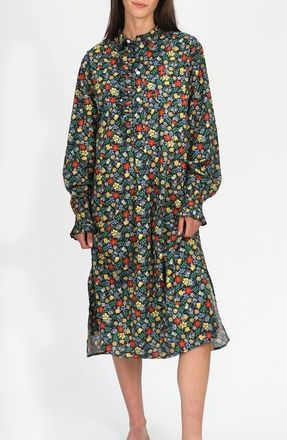 Sleepy Jones Cornett Gown in Liberty Edenham Floral at Nordstrom, Size Xx-Small