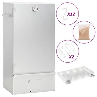 vidaXL Vidaxl - Forno Affumicatore Bbq Generatore Fumo Freddo Acciaio Zincato