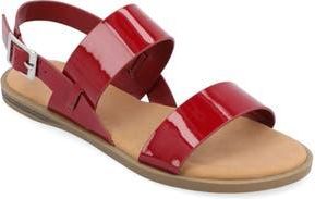 Journee Collection Lavine Sandal - Wide Width in Red at Nordstrom Rack, Size 6.5