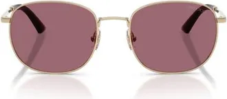 Jimmy Choo London 52mm Phantos Sunglasses in Pale Gold/violet at Nordstrom