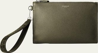 Serapian Mens Leather Clutch Bag