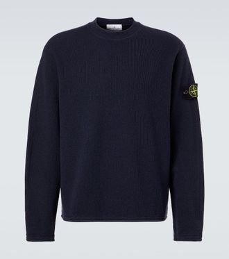 Stone Island Compass wool-blend sweatshirt