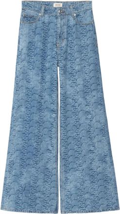 Zadig&Voltaire printed jeans - Blue