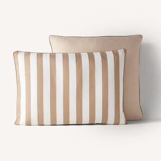 AM.PM Kussensloop in perkalkatoen, Bleuenna