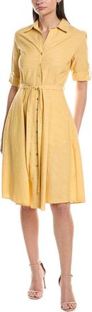 Sharagano Short Sleeve Shirtdress