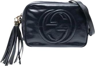 Gucci Pre-owned Cross Body Bags, female, Blue, Size: ONE SIZE Pre-owned Vintage Cross Body Bag