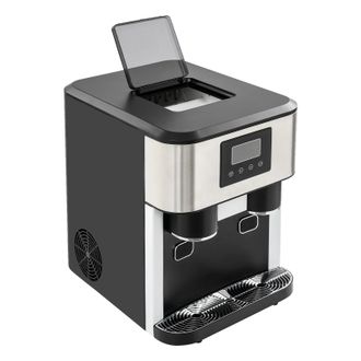 OEM M&aacute;quina De Hielo, Funcionalidad 3 En 1, Producci&oacute;n R&aacute;pida De Hielo, Color Negro