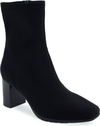 Aerosoles Miley Heeled Boot - Wide Width Available in Black Faux at Nordstrom Rack, Size 10.5
