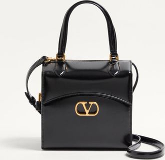 Valentino Garavani Valentino Garavani Vain-Case Bowling Bag In Shiny Calfskin Wo