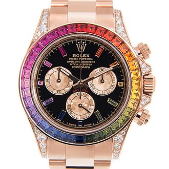 Rolex Daytona Chronograph Automatic Black Dial Mens Watch 126595RBOW