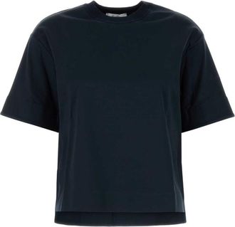 Max Mara Blue Cotton T-shirt