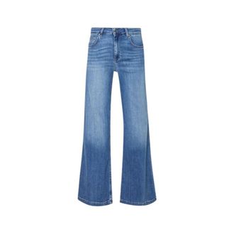 Liu Jo Dames, Jeans, Blauw, Maat: W32 Katoen