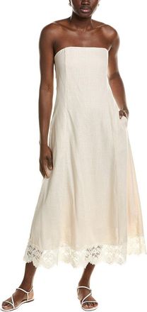 1.State Strapless Linen-Blend Dress