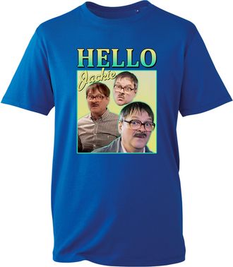 Generic New Spirit Original T-Shirt, Funny Jackie Jim Hello Friday Homage Dinner Shirt, Gift Unisex Tee Top (Royal, M Years)