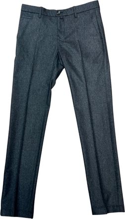 Jacob Cohen Bobby Wool Pantalon - Heren - Nette broeken - Grijs - W32 - Wol - Broeken
