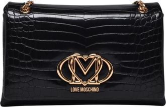 Love Moschino Tassen, Dames, Zwart, ONE Size, Tracolla Schoudertas