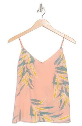 Diane Von F&uuml;rstenberg Edith Print Silk Cami in Quincy Medium Pink at Nordstrom Rack, Size 0