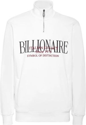 Billionaire Boys Club Zipped Sweatshirt LS - Heren - Sweatshirts - Wit - 3XL - Katoen - Hoodies & sweatvesten