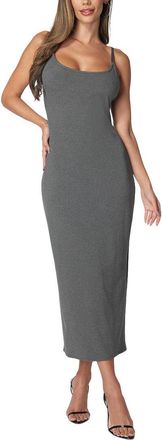 Bebe Rib Tank Maxi Dress