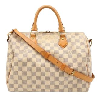 Louis Vuitton Pre-owned Speedy 30 Handtas - Dames - Pre-owned - Beige - Maat: ONE Size Taf
