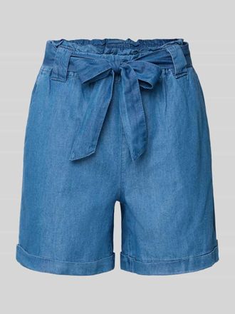 Only Loose Fit Jeansshorts aus Baumwoll-Lyocell-Mix Modell BEA SMILLA in Jeansblau, Gr&ouml;&szlig;e XS