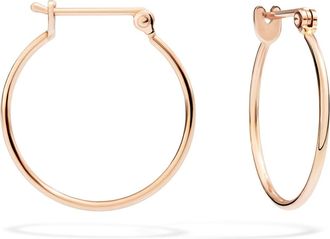 Dodo ORECCHINI HOOP ESSENTIALS ORO ROSA