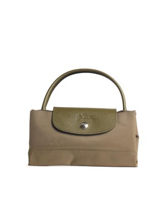 Longchamp Tasche mit S Le Pliage Green-Griff aus recyceltem Artischocken-Tela