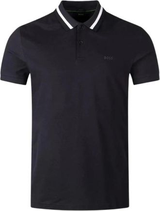 HUGO BOSS Polo Shirts, male, Blue, S, Blue T-shirts and Polos Short Sleeve